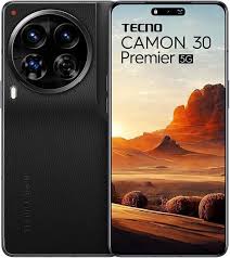 Tecno CAMON 30 Premier 5G, 512GB, 12GB RAM, 6.77" AMOLED, Dual SIM, 5000mAh - Lava Black, Fingerprint (under display, optical)Camera – Triple 50 MP (wide), 50 MP (periscope telephoto), 50 MP