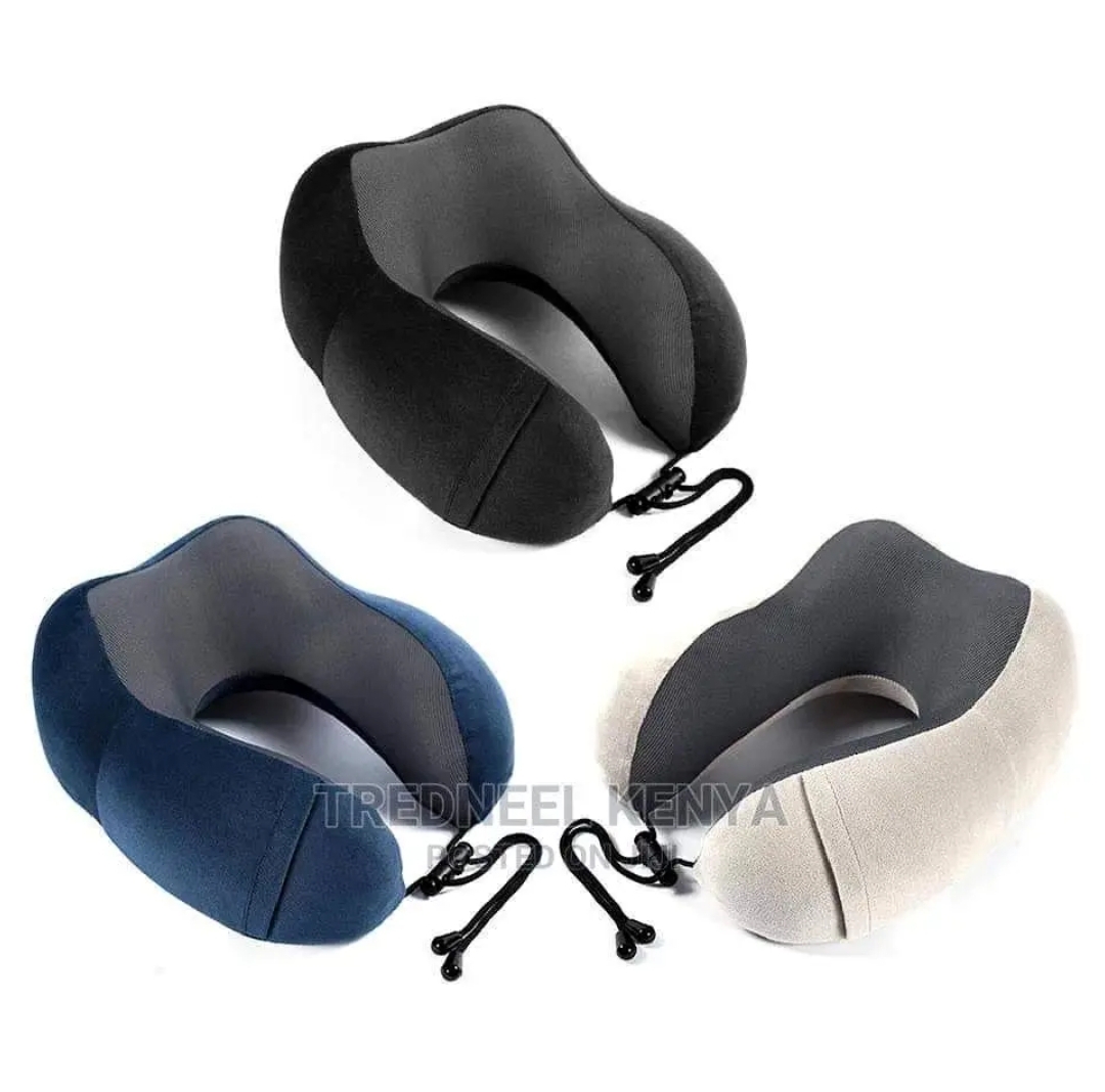 Orthopaedic Memory Foam, U-shape Neck Pillow ~ Soft and Comfortable, Machine Wash Cover.