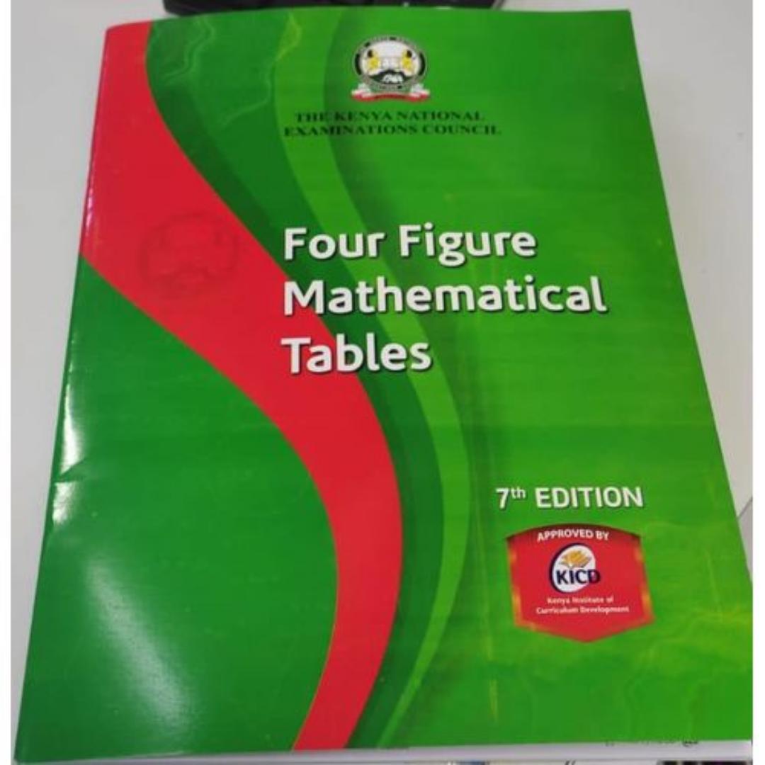 FOUR FIGURE MATHEMATICAL TABLE.