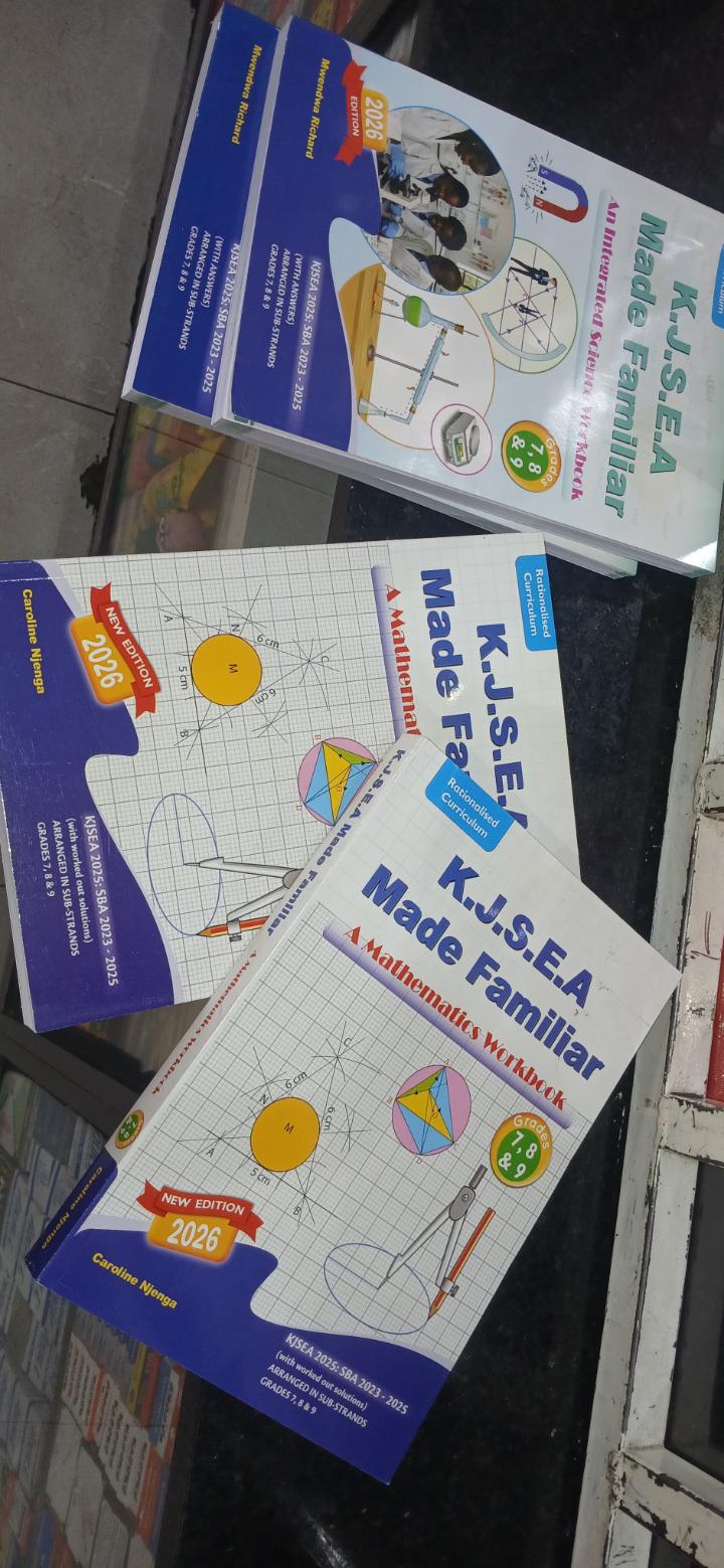 2026 Edition K.J.S.E.A Made Familiar Workbooks
