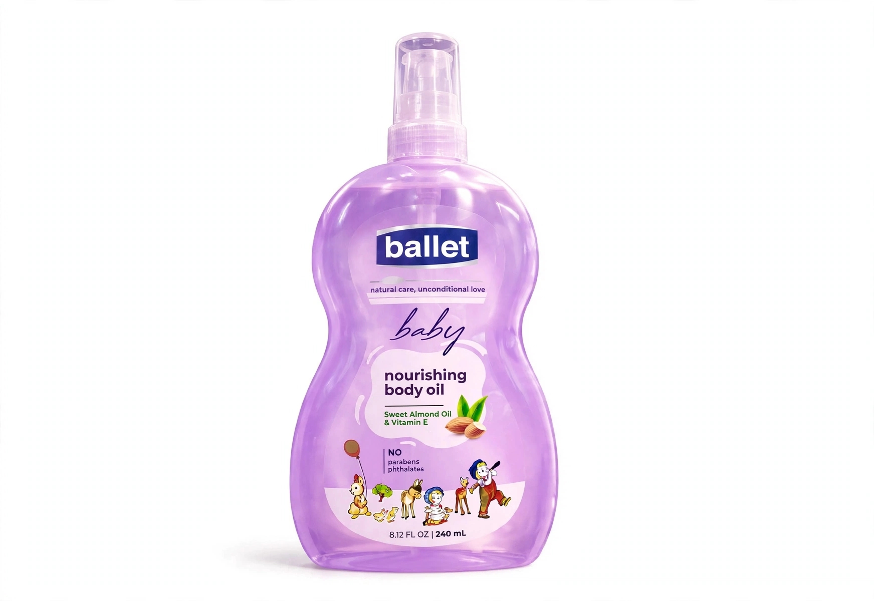 Ballet Baby Nourishing Body Oil With Sweet Almond Oil & Vitamin E