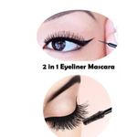 2-in-1Beauty Model  Waterproof Mascara & Eyeliner - Black Night, , Volume-Boosting Formula. view 5