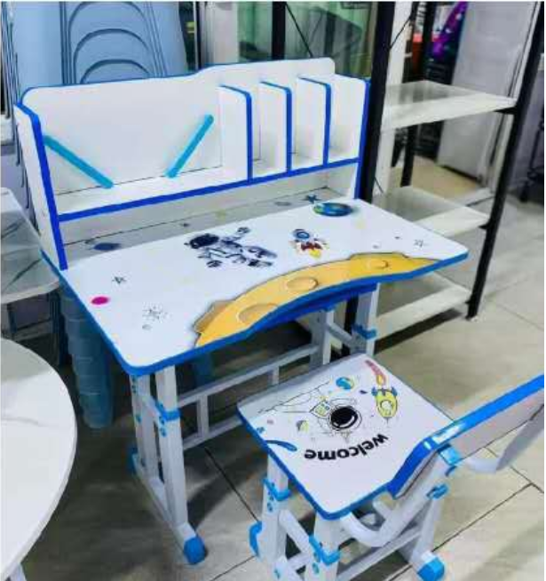 Height Adjustable Kids Study Desk & Chair Set – Ergonomic Learning Table for ChildrenHeight Adjustable Kids Study Desk & Chair Set – Ergonomic Learning Table for Children Support your child's learning