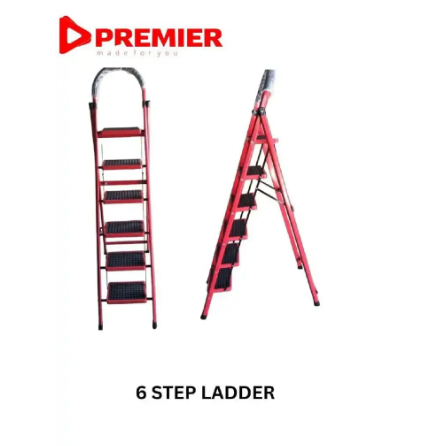 Foldable 3-Step Steel Stepping Ladder – Anti-Slip Wide Pedals, Heavy Duty Household Step Stool, Portable & Space Saving High quality and durable home use metallic portable foldable steps ladder