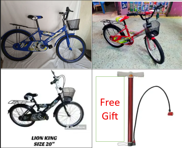 [ GRAB IT AT LOW PRICE+ ADDED OFFERS 🤩🤩✨ !!! ] Brand New Very Quality Durable & Stylish Kids Lion King Bike Size 20''(8-12Yrs) .That Comes With A Free Pump