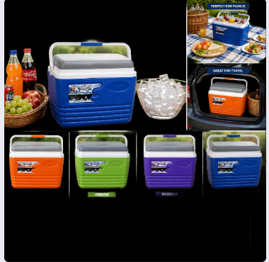 PACIFIC COOLER/ICE BOX 10LTRS ✅ Keeps drinks, fruits, and food cold for hours.✅ Ideal for picnics, road trips, camping, beach outings, and outdoor events.✅ Strong insulated design for excellent cool