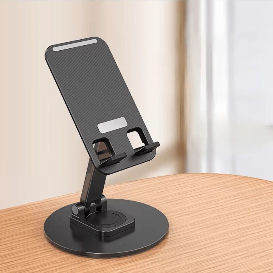 360° Angle Rotation & Height Adjustable Mobile Phone Stand folding bracket, Cell Phone Stand for Desk, Phone tablet Holder for Table