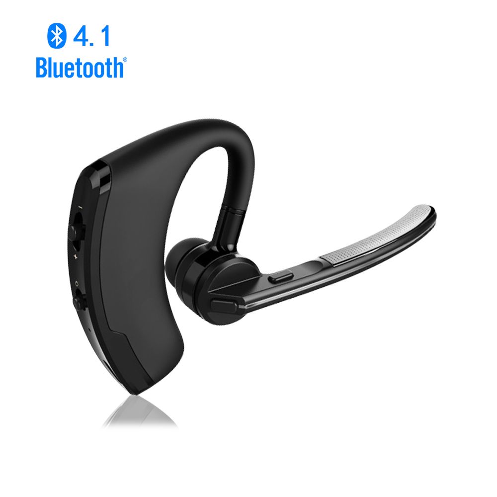 Bluetooth Earpiece Headset 24 Hours Talktime with CVC8.0 Noise Cancelling Mic Mute Key Hands-Free Earphones for Cell