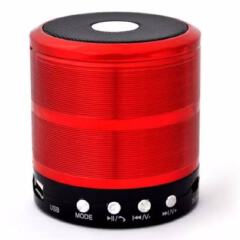 Mini WS-887 Portable Wireless Bluetooth Speaker with Clear Sound, Rechargeable Battery, Compact Design and Hands-Free Calling