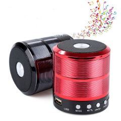 Mini WS-887 Portable Wireless Bluetooth Speaker with Clear Sound, Rechargeable Battery, Compact Design and Hands-Free Calling