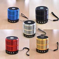 Mini WS-887 Portable Wireless Bluetooth Speaker with Clear Sound, Rechargeable Battery, Compact Design and Hands-Free Calling