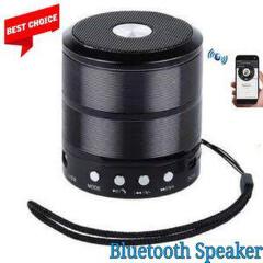 Mini WS-887 Portable Wireless Bluetooth Speaker with Clear Sound, Rechargeable Battery, Compact Design and Hands-Free Calling