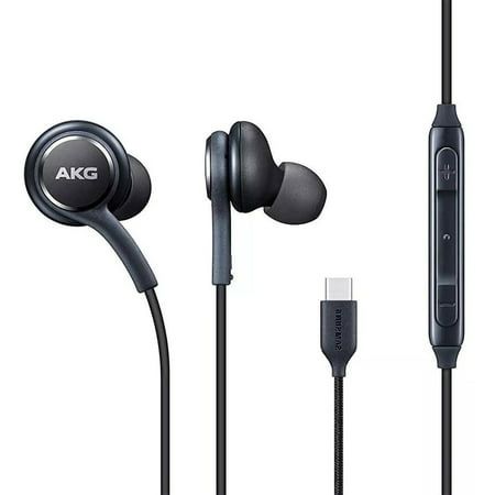Original Samsung AKG EO-IC100 Type-C Wired Earphones with 2-Way Speakers, Built-in Microphone, In-Line Controls and Premium Audio