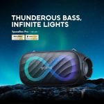 Oraimo SpaceBox Pro OBS-682 80W Portable Wireless Bluetooth Speaker, Deep Bass, 20H Playtime, LED Lights, Karaoke, TWS