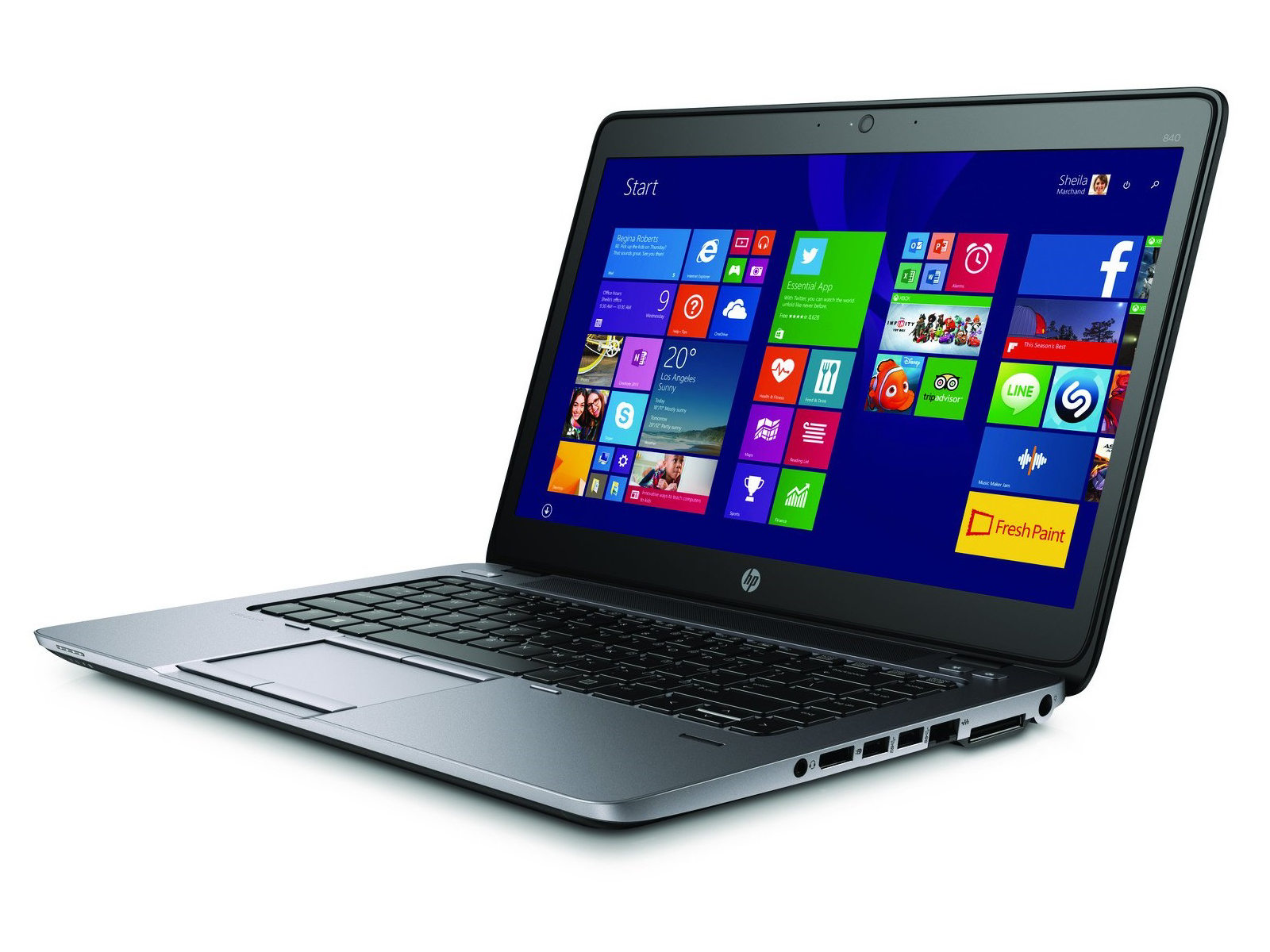 HP EliteBook 840 G2 Core i5 5th Gen Laptop 8GB RAM 256GB SSD 14 Inch Business Laptop