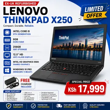 Lenovo Thinkpad X250 I5 (5th gen) 8/256GB SSD