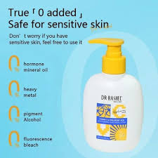 Dr. Rashel Vitamin C & Hyaluronic Moisturizing Sunscreen Lotion SPF 50 Sunblock Sun Protection Skin Care Cream Lotion