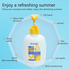 Dr. Rashel Vitamin C & Hyaluronic Moisturizing Sunscreen Lotion SPF 50 Sunblock Sun Protection Skin Care Cream Lotion