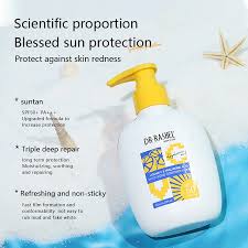 Dr. Rashel Vitamin C & Hyaluronic Moisturizing Sunscreen Lotion SPF 50 Sunblock Sun Protection Skin Care Cream Lotion