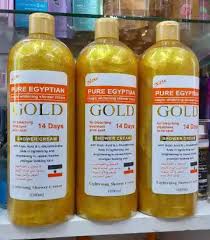 Pure Egyptian Gold Whitening Shower Cream Gel 1000ml Kojic Acid Glutathione Exfoliating Body Wash for Clean, Soft, Smooth, Radiant-Looking Skin Daily Bath and Shower Care