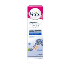 Veet Silky Fresh Hair Removal Cream For Sensitive Skin Body Legs 100ml