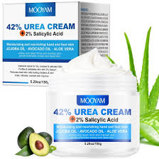 Mooyam 42% Urea Cream 2% Salicylic Acid Foot Cream Hand Lotion for Rough Dry Cracked Skin - Callus Dead Skin Remover and Moisturiser with Jojoba Oil, Avocado Oil, and Aloe Vera