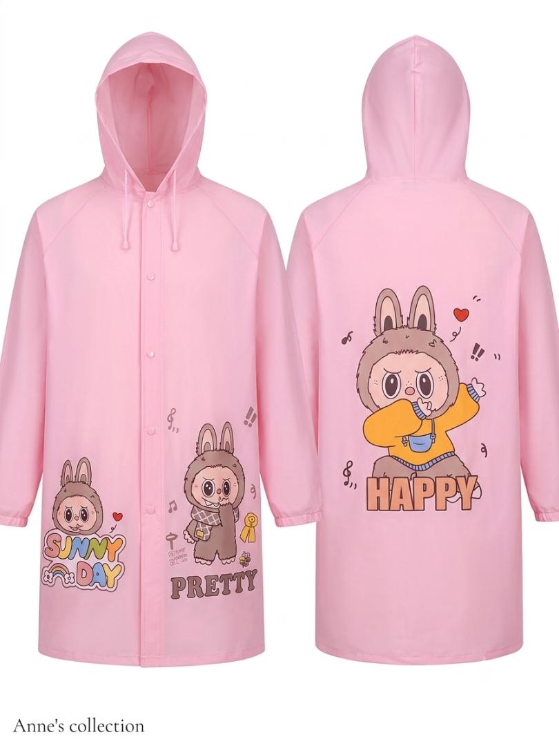 Kids Lightweight  Raincoat – Waterproof Hooded Rain Coat