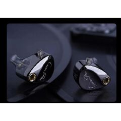 KZ CASTOR PRO (IMPROVED BASS) DUAL DYNAMIC DRIVER IEM WIRED EARPHONES IN-EAR STAGE MONITORS WITH NO MIC AND WITH CLEAR DEEP BASS,TUNABLE AUDIO SYSTEM,FOR MUSICIANS AND GAMERS.