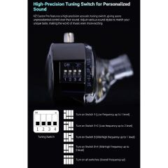 KZ CASTOR PRO (IMPROVED BASS) DUAL DYNAMIC DRIVER IEM WIRED EARPHONES IN-EAR STAGE MONITORS WITH NO MIC AND WITH CLEAR DEEP BASS,TUNABLE AUDIO SYSTEM,FOR MUSICIANS AND GAMERS.