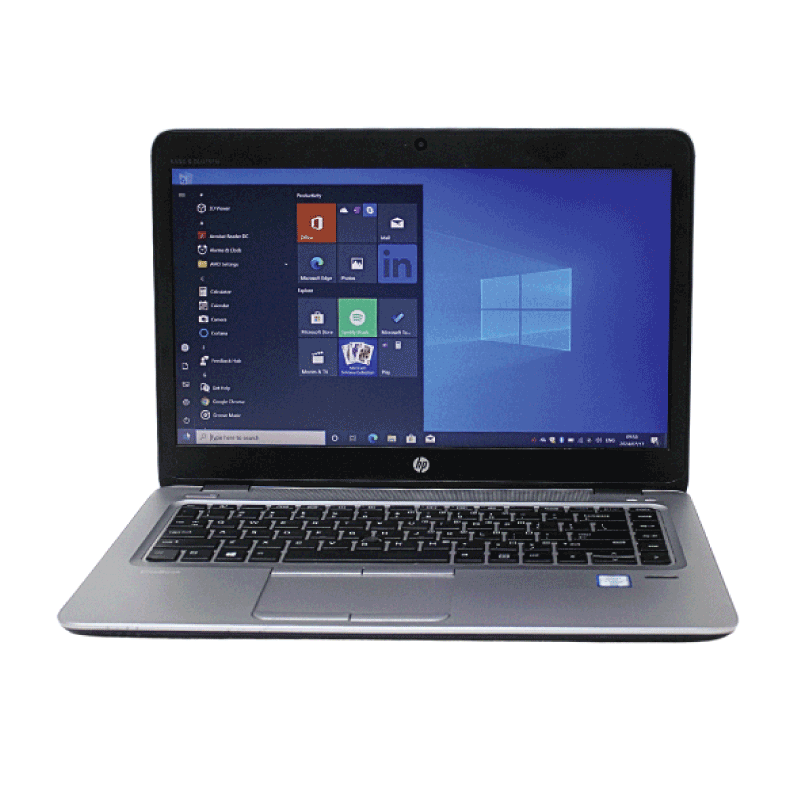 (free mouse ) Hp elitebook 840 G3 Laptop Core i5 6th Gen 8GB RAM 256GB ssd  14" Windows and Office Installed Finger print sensor Bluetooth Webcam Refurbished HP Laptop