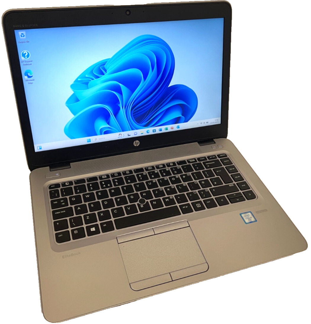 (free mouse ) Hp elitebook 840 G3 Laptop Core i5 6th Gen 8GB RAM 256GB ssd  14" Windows and Office Installed Finger print sensor Bluetooth Webcam Refurbished HP Laptop