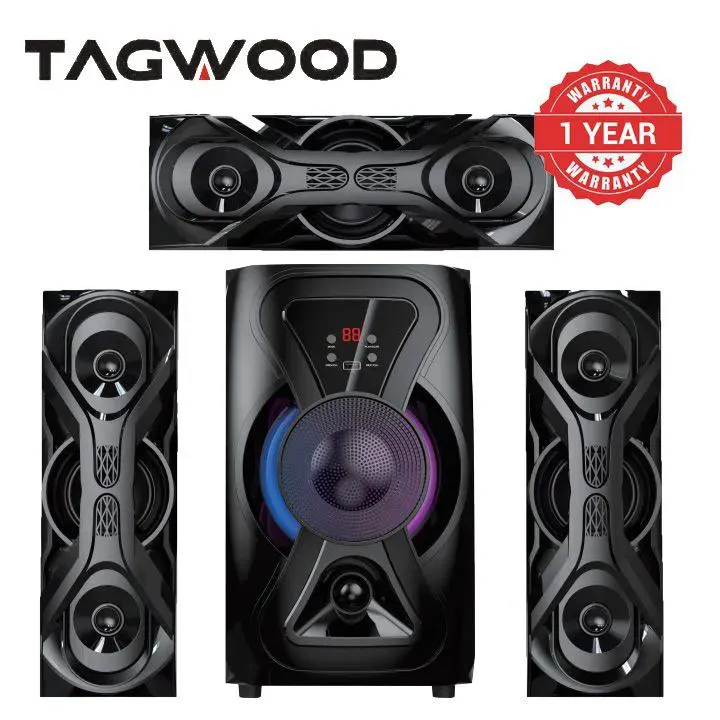 New Arrival Tagwood 631L 3.1CH 12000W Woofer Subwoofer Bluetooth Cinema Home theater System Bluetooth Hi-Fi Speaker Speaker System