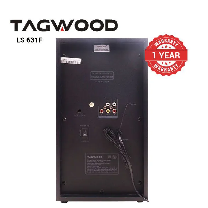 Tagwood 631F 3.1CH Woofer Subwoofer Bluetooth Cinema Home theater System Bluetooth Hi-Fi Speaker Speaker System Speaker bass speaker woofer BT/USB/SD/FM
