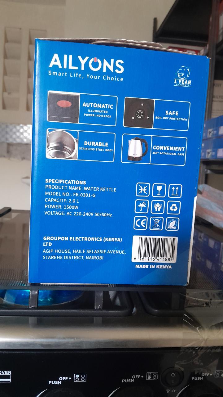 AILYONS  2.OL WATER KETTLE