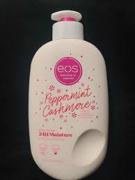 Eos Peppermint Cashmere Extreme Glowing Body Lotion a luxurious, deeply hydrating moisturizer designed to soften, smooth, and enhance your skin’s natural glow