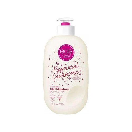 Eos Peppermint Cashmere Extreme Glowing Body Lotion a luxurious, deeply hydrating moisturizer designed to soften, smooth, and enhance your skin’s natural glow