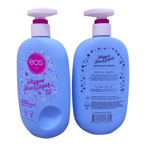 Eos Whipped Shea & Sugar Body Lotion for hydration ,smooth skin & brightening 473ml