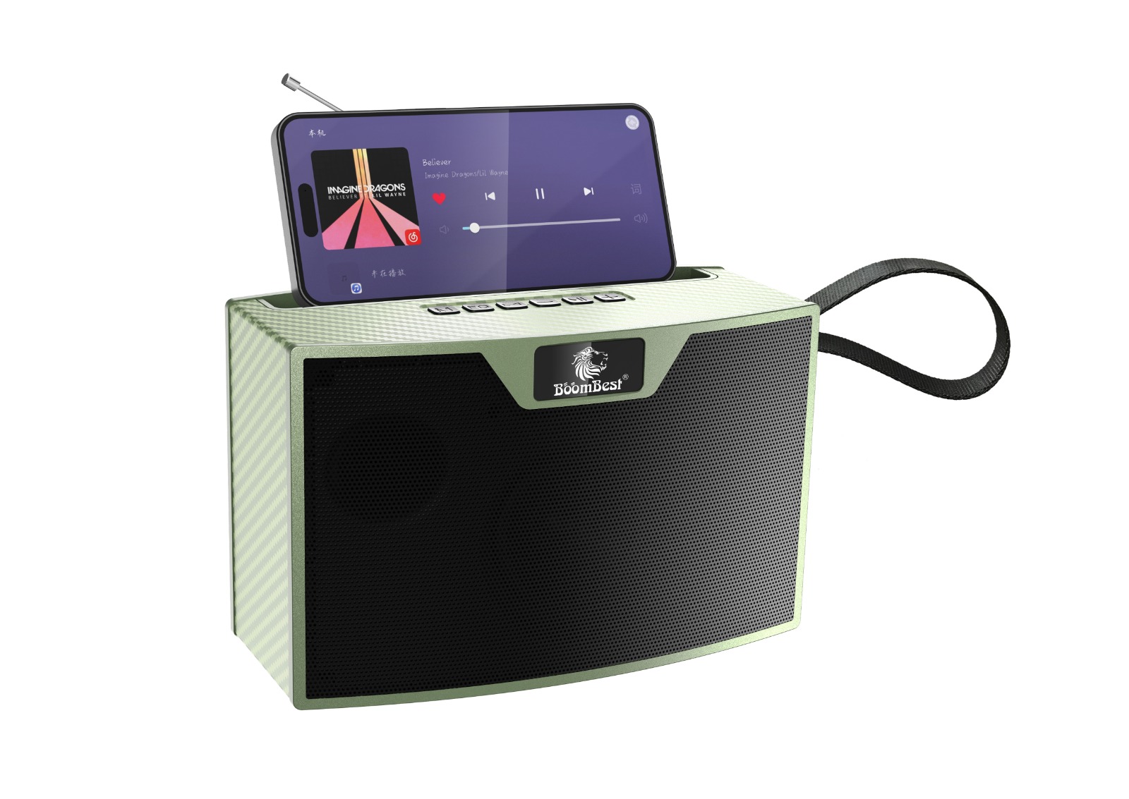 BoomBest LN-1016BT Wireless Bluetooth Speaker – Portable 10W Sound, Built-In FM Radio, USB/TF/AUX Playback, Long Battery Life