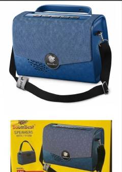 BoomBest LN-712BT wireless Bluetooth speaker with a distinctive carrying strap design. 💥with "Super Bass" capabilities and includes a high-quality driver unit for audio.