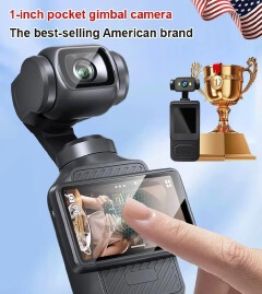4K Ultra HD Action Camera with 180° Rotating Lens, Built-in WiFi, Wearable Body Camera, Handheld Mini Sports Camcorder, Supports Up to 128GB Memory Card for Vlogging & Travel
