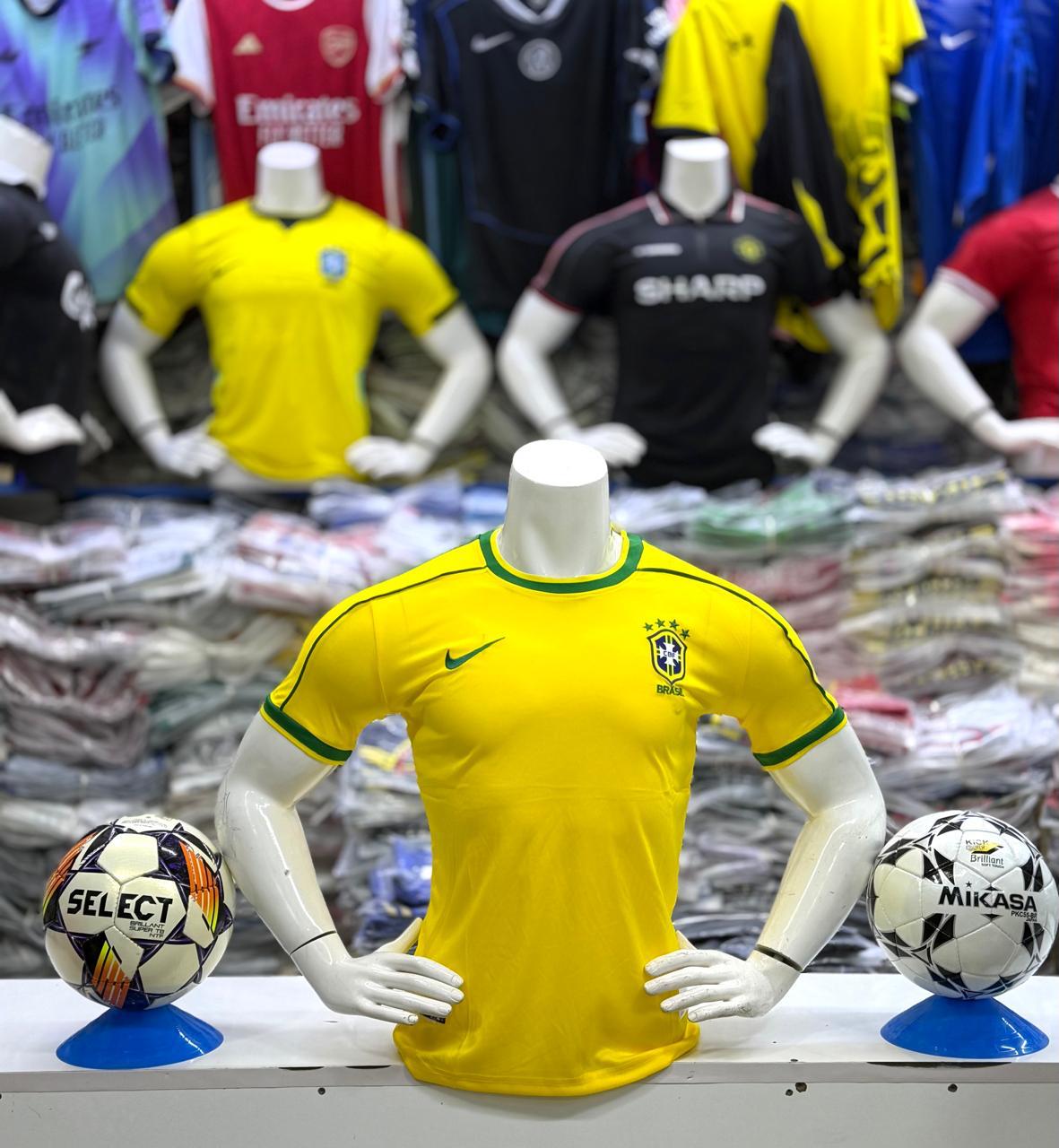 OFFER Brazil World Cup Jersey – Feel the Samba, Wear the Legacy!
🔥 Stand out in the iconic yellow of the five-time world champions.
⚽ Premium quality, comfortable fit, and perfect for match days
