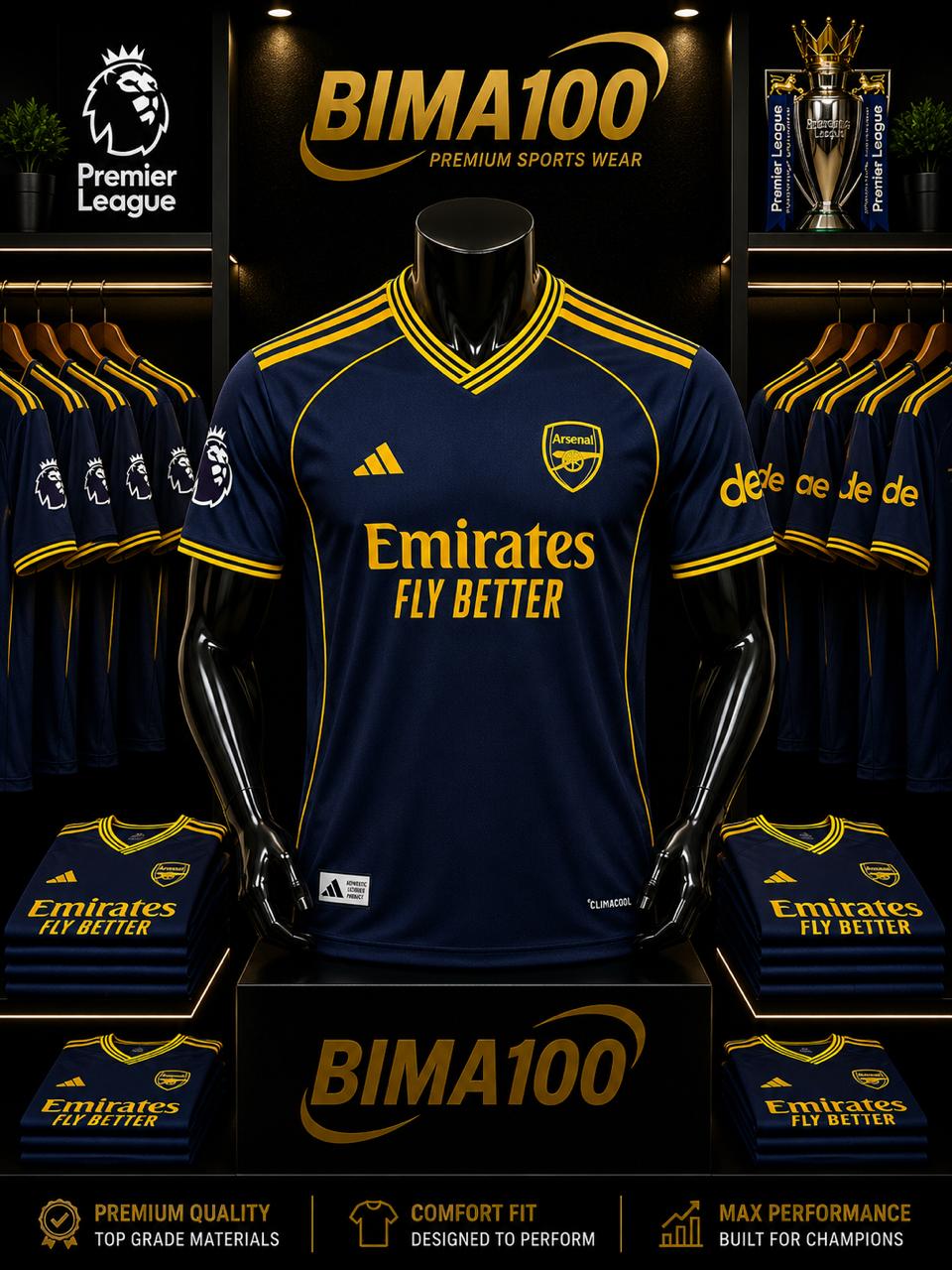 🏆 Dress like champions! New Arsenal jerseys 26/27 available now ❤️🤍🔥 Grab yours and represent the Gunners in style.
