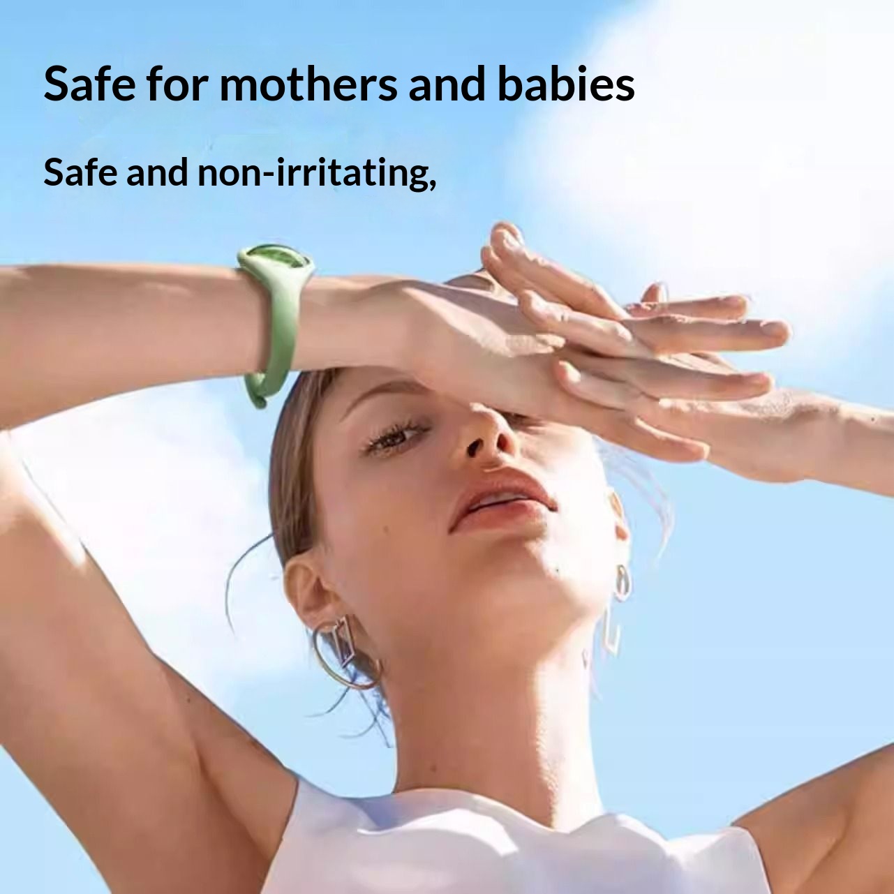 Anti Mosquito Repellent Bracelet, Mosquito Repellent Wristband, Natural Plant Extract Mosquito Killer Band, Waterproof Insect Repellent Bracelet for Kids Adults Baby.