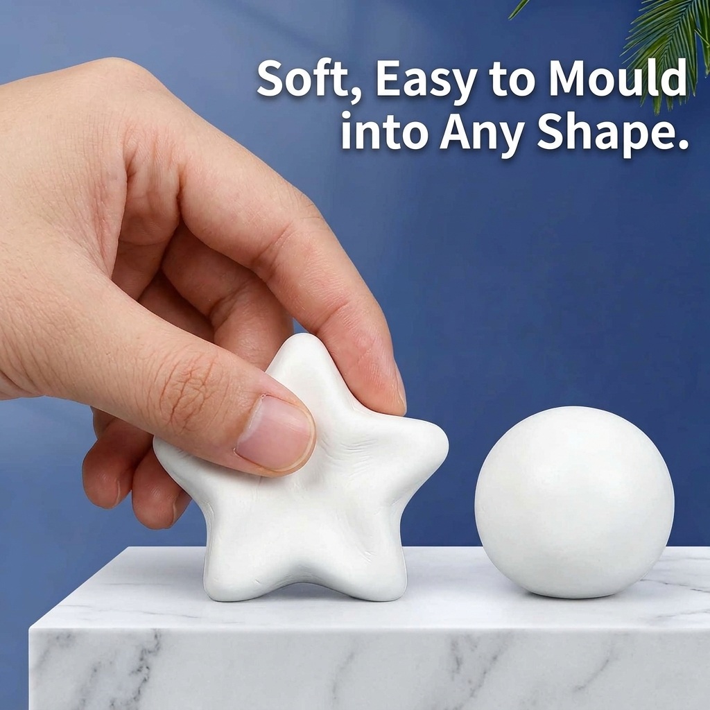 White Seal Putty, Waterproof Sealant Mastic, Duct Seal Repair Sealing Clay, Quick Mending Mud for Drain Connection, Wall Hole, Air Conditioning Hole and Sewer Pipe.