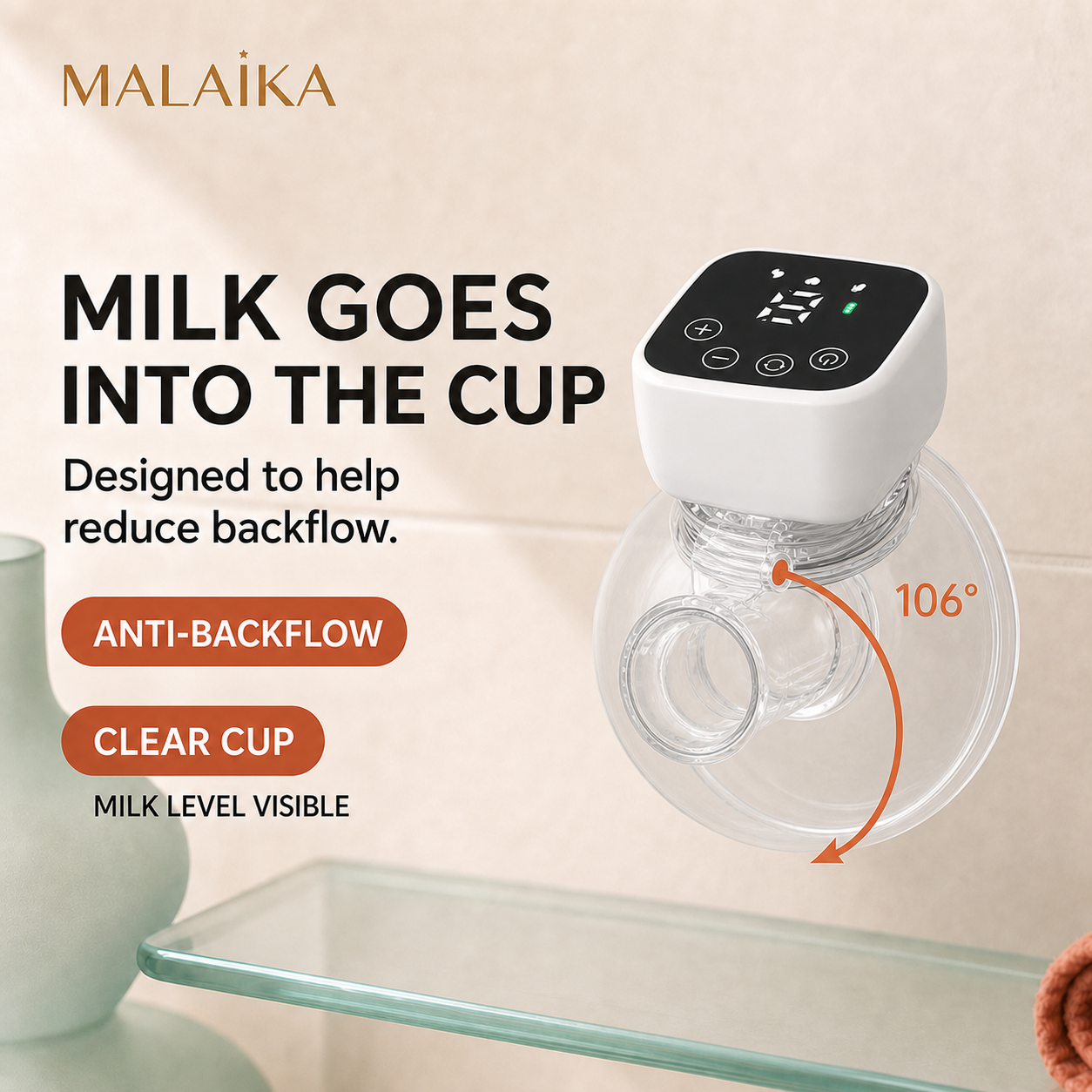 Electric Breast Pump, Wearable Breast Pump, Hands Free Breast Pump, Breast Pump, Breast Milk Extractor, Smart Wearable, Wearable Rechargeable Electric Breast, Portable Rechargeable Breastfeeding Pump