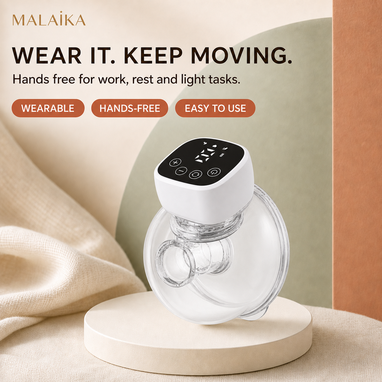 Electric Breast Pump, Wearable Breast Pump, Hands Free Breast Pump, Breast Pump, Breast Milk Extractor, Smart Wearable, Wearable Rechargeable Electric Breast, Portable Rechargeable Breastfeeding Pump