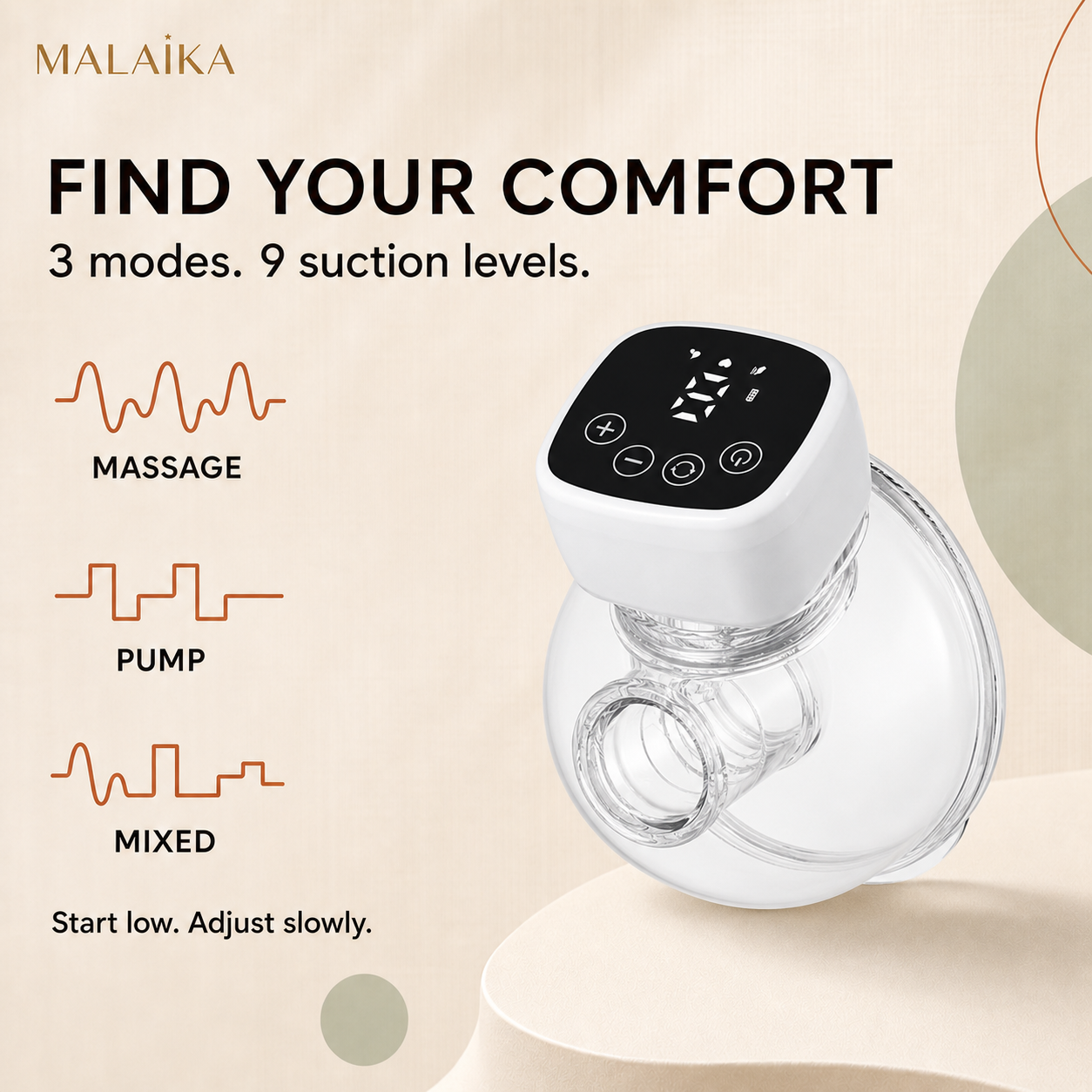 Electric Breast Pump, Wearable Breast Pump, Hands Free Breast Pump, Breast Pump, Breast Milk Extractor, Smart Wearable, Wearable Rechargeable Electric Breast, Portable Rechargeable Breastfeeding Pump