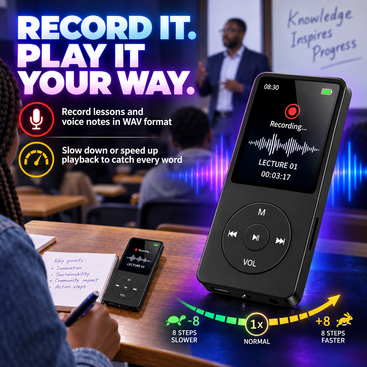 MP4 Player, MP3 Player, Portable Music Player, Digital Music Player, Video Player, Portable MP3, Voice Recorder, Digital Display, E Book Reader, Lcd Display, Audio Video Recorder Function, Music MP3