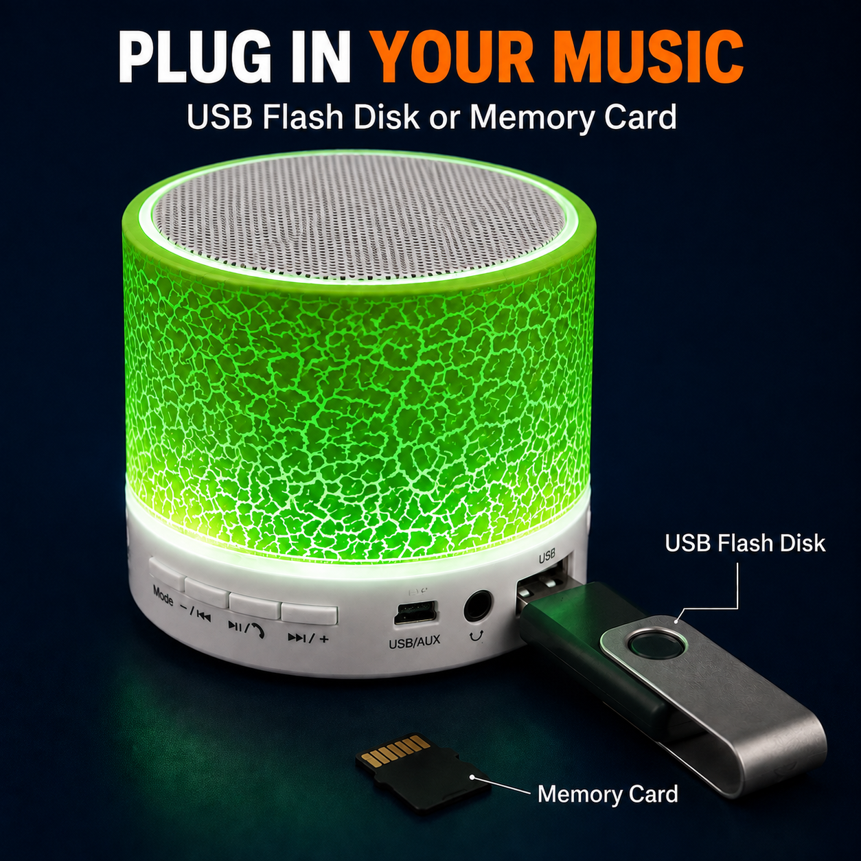 Portable Bluetooth Speaker, Wireless Bluetooth Speaker, Bluetooth Speaker, FM Radio, Portable Speaker, USB Tf Aux, USB Tf Card, Mini Speaker, Stylish Compact Wireless Speaker, Wireless Compact Speaker