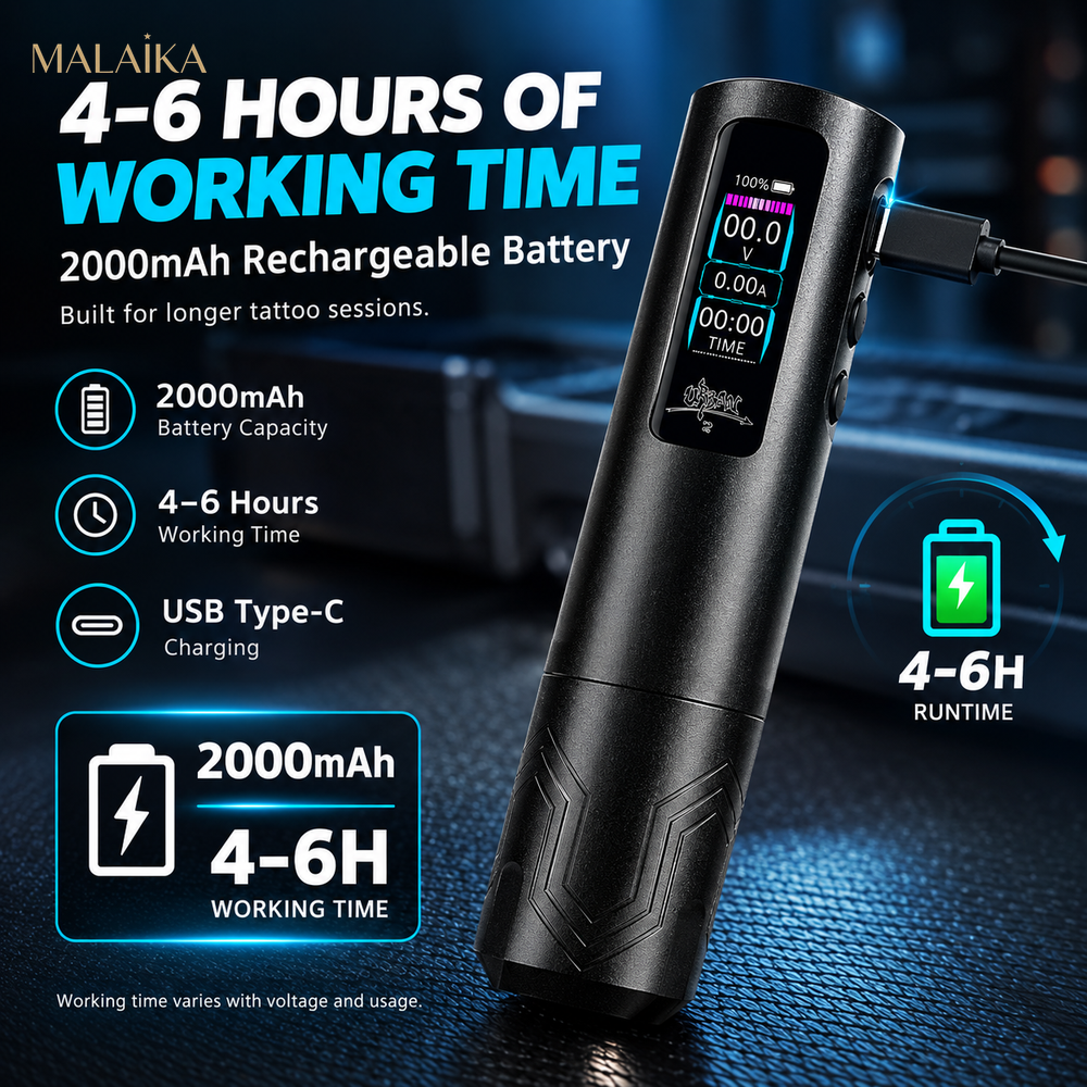 Rotary Tattoo Machine, Wireless Tattoo Pen, Tattoo Machine, Tattoo Gun, Tattoo Pen, Professional Tattoo, Shading Practice, Professional Rotary, LED Mini Tattoo, Rotary Machine, Beginners Professionals